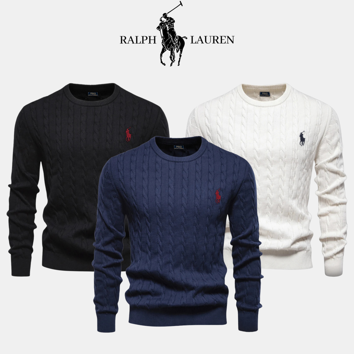 Colon de coton brodé R&L Premium - Vente de dédouanement
