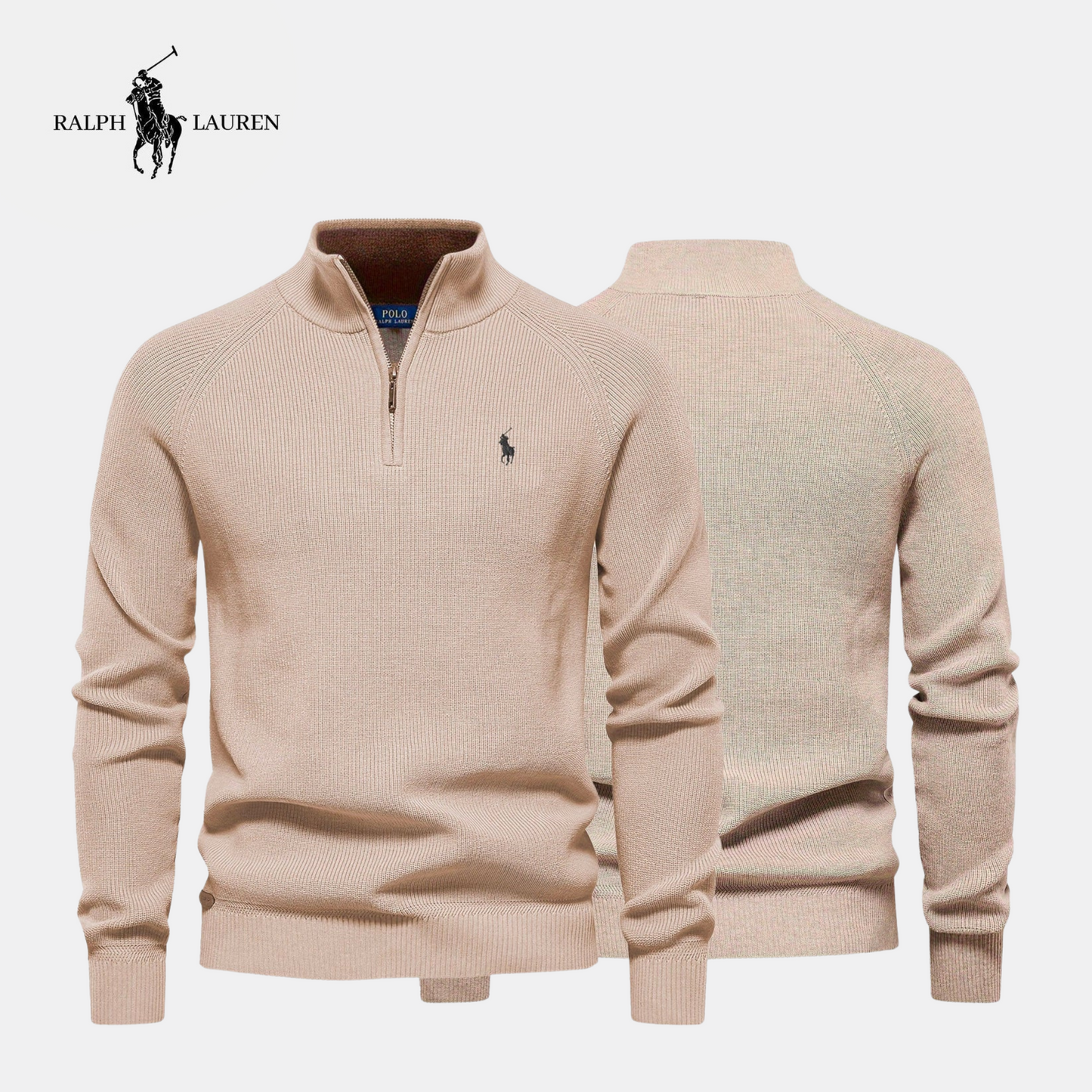 Pull Col Zippé R&L (DÉSTOCKAGE)