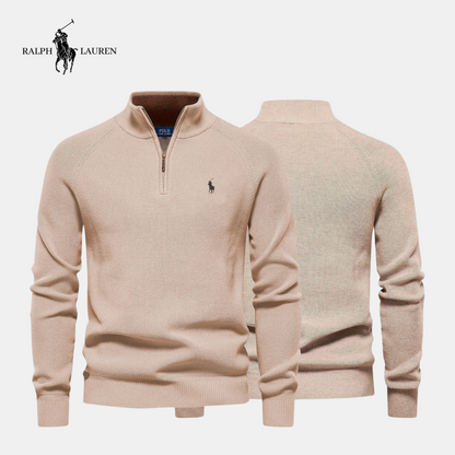 Pull Col Zippé R&L (DÉSTOCKAGE)