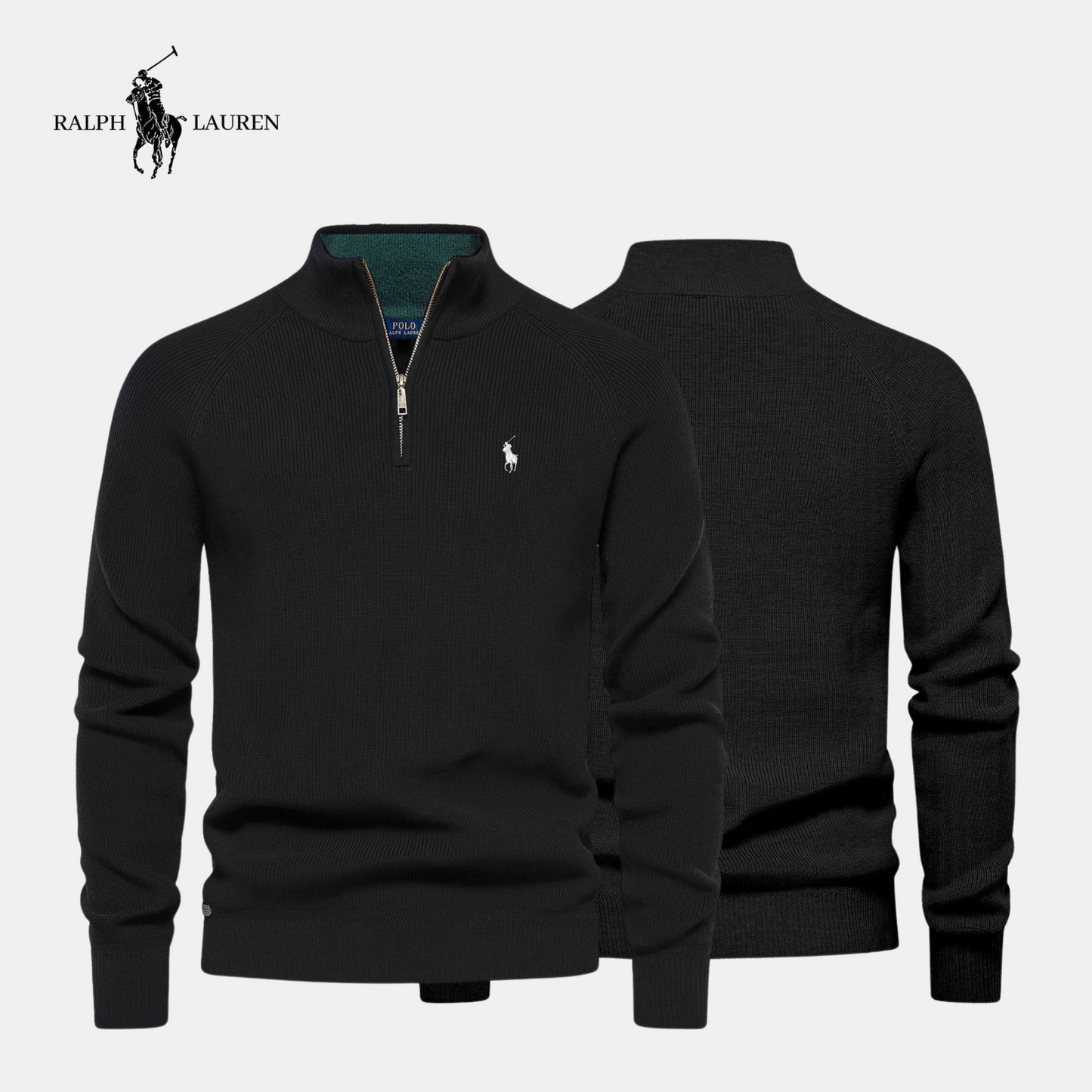 Pull Col Zippé R&L (DÉSTOCKAGE)