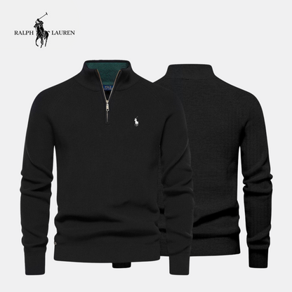 Pull Col Zippé R&L (DÉSTOCKAGE)