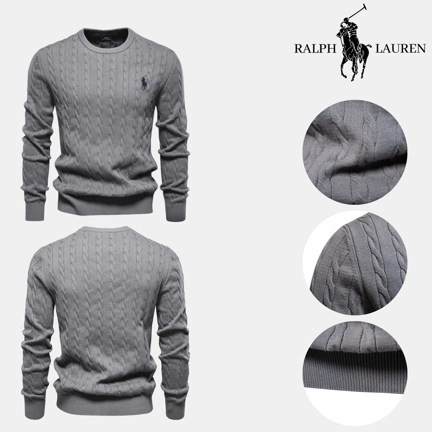 Colon de coton brodé R&L Premium - Vente de dédouanement