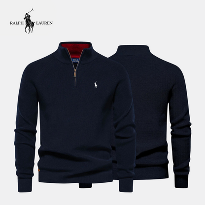 Pull Col Zippé R&L (DÉSTOCKAGE)