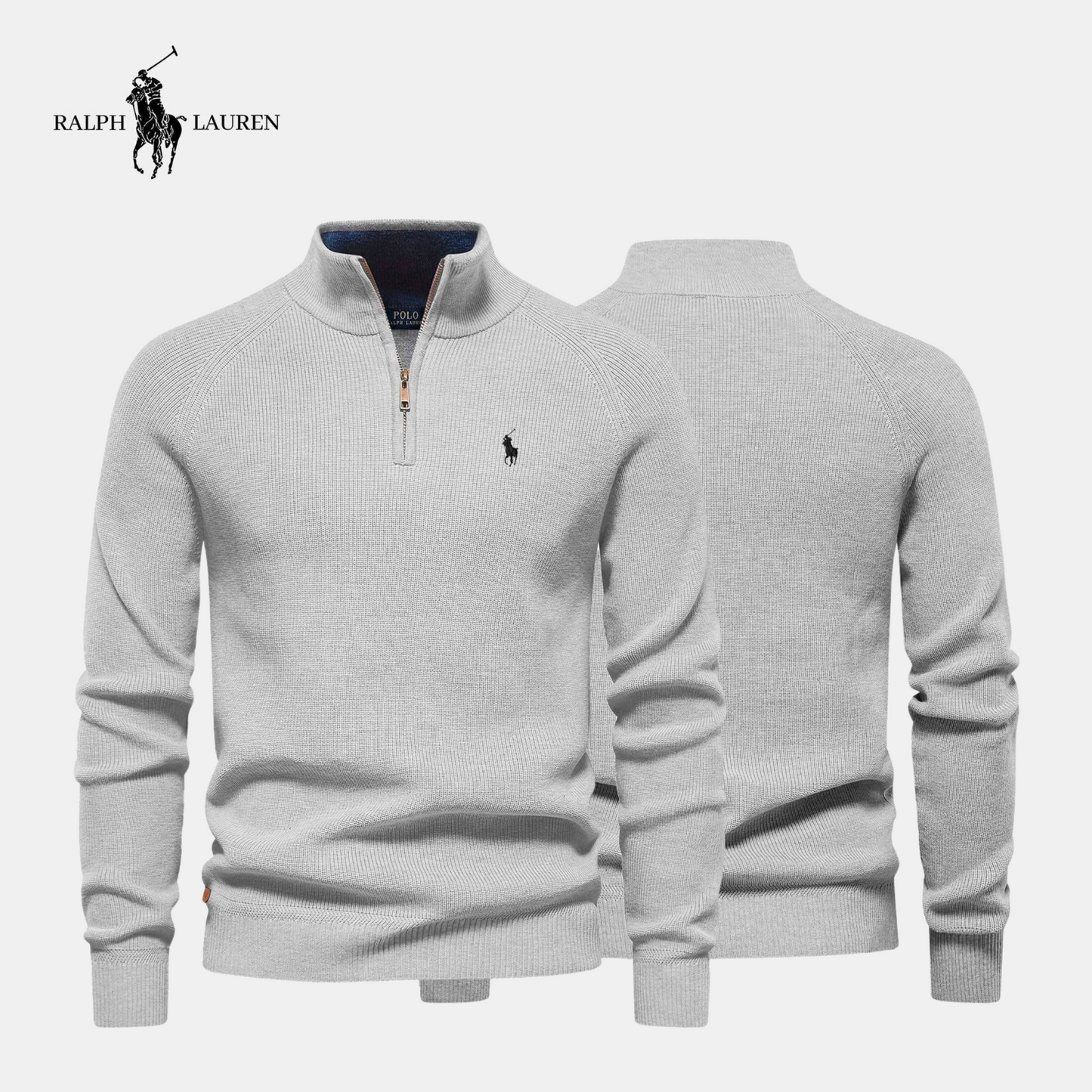 Pull Col Zippé R&L (DÉSTOCKAGE)