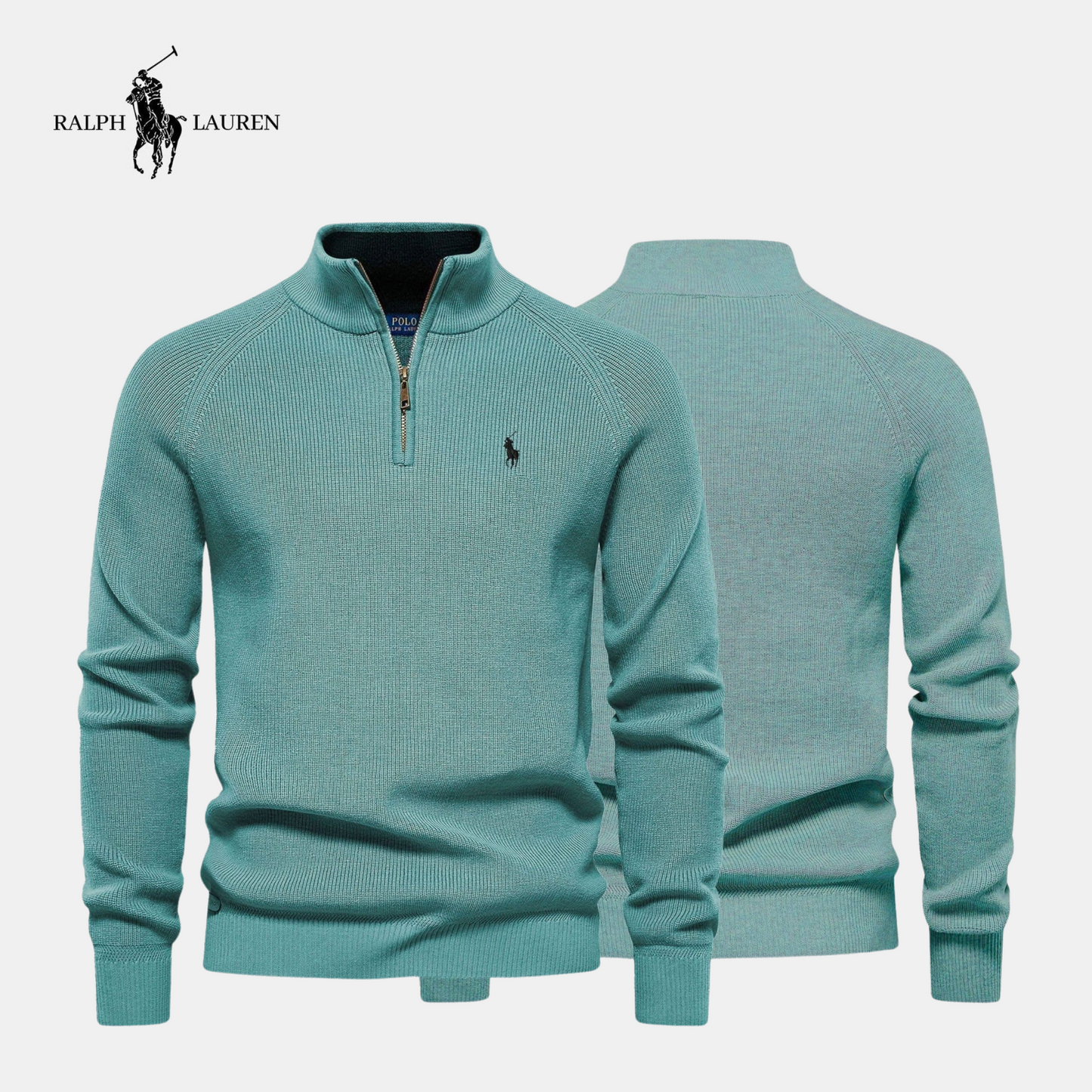 Pull Col Zippé R&L (DÉSTOCKAGE)