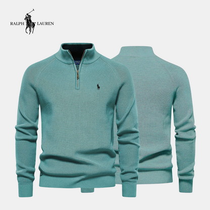 Pull Col Zippé R&L (DÉSTOCKAGE)